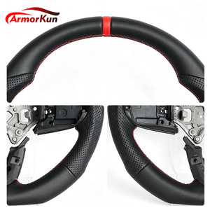 Volant en cuir personnalisé pour <span class=keywords><strong>Mini</strong></span> F54 F55 F56 F57 F60 JCW <span class=keywords><strong>John</strong></span> <span class=keywords><strong>Cooper</strong></span> <span class=keywords><strong>Works</strong></span> Hardtop <span class=keywords><strong>Cooper</strong></span> - Product Image 4