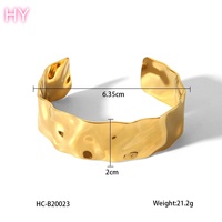 Pulseras de Oro de Diseño HY Fashion, Últimos Diseños, Pulseras de Trébol Gruesas para Mujer, Joyería de Pulseras de Trébol para Mujer