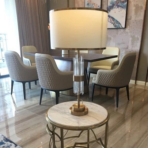 Metal Living Room <b>Paper</b> <b>Shade</b> Modern Simple Design LED Eco-Friendly Warm White Table Lamp - Product Image 5