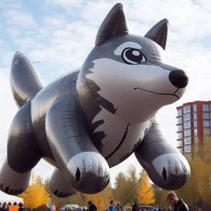 2024 Model kartun tiup anjing lucu tiup anjing raksasa/kartun besar model anak anjing tiup untuk iklan - Product Image 3