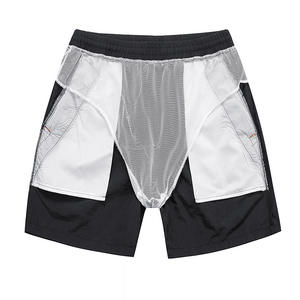 LOGO personalizzato a metà ginocchio <span class=keywords><strong>da</strong></span> uomo con fodera in maglia Casual in Nylon costume <span class=keywords><strong>da</strong></span> bagno <span class=keywords><strong>da</strong></span> spiaggia pantaloncini <span class=keywords><strong>da</strong></span> uomo ad asciugatura rapida <span class=keywords><strong>da</strong></span> palestra Sport <span class=keywords><strong>Bermuda</strong></span> Shorts - Product Image 2