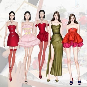 Vendor Pakaian Merek OEM Berkualitas Tinggi Gaun Kasual Wanita Elegan Pesta Mewah Vestido Fashion Gaun Kustom untuk Wanita - Product Image 1