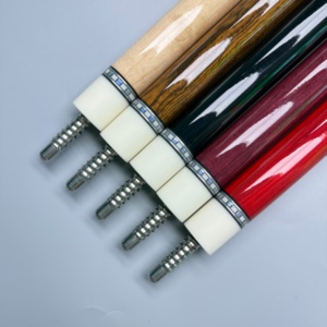 Tacos de billar de alta calidad Until Dawn con junta de acero inoxidable y mango de madera de arce para uso en clubes de billar - Product Image 5