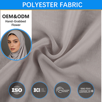 Tissu de doublure en polyester plissé à la main, satin froissé, mousseline, pour sari Shayla, respirant, non conducteur, 150 cm