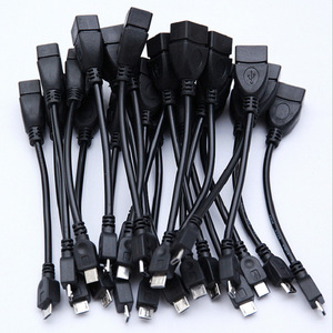 Micro <b>Usb</b> <b>To</b> <b>Usb</b> <b>Adapter</b> Cable For Mobile Phone Data Transfer And U Connection With <b>Plug</b> In Design And Pvc Material - Product Image 1