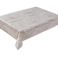 Nappe de table en PVC géométrique de luxe, motif marbre abstrait moderne, imperméable et anti-taches, en plastique