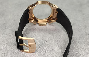 Black Fluororubber Band boîtier givré en or incrusté de diamants colorés kits mod GA2100 GA2110 GAB2100 <span class=keywords><strong>CASIOAK</strong></span> Modifier la montre - Product Image 6