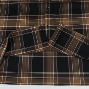 Chemises à manches longues à <span class=keywords><strong>carreaux</strong></span> surdimensionnées de style vintage pour hommes avec logo personnalisé - Product Image 6