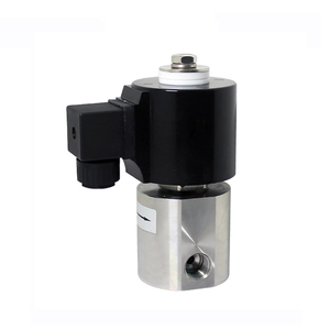 Vanne solénoïde haute pression en acier inoxydable COVNA, normalement fermée, 2 voies, 12V 24V CC, DN10 3/8 pouce, avec fenêtre de 90 jours - Product Image 1