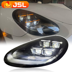 Fari Anteriori JSL 2009-2012 per Porsche Boxster <span class=keywords><strong>Cayman</strong></span>, Aggiornamento Stile PDLS 2025 con Luci LED - Product Image 1