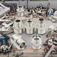Écrous tubulaires allongés en acier inoxydable M3 M4 M5 M6 M8, usinés CNC, avec filetage interne, manchon de couplage cylindrique