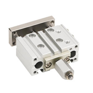 Cilindro de carrera ajustable TCMJ/TCLJ63x25/50/75/100/150-50, guía delgada de tres ejes y tres barras, piezas neumáticas - Product Image 1