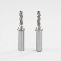 Fresa de compresión de corte ascendente y descendente de carburo sólido TCT para carpintería CNC