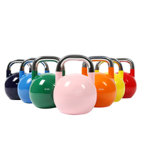 Kettlebell de compétition en fonte, couleurs personnalisables, réglable, pour fitness et musculation, 4/6/8/10/12/14/16/18/20/24/28/32KG, vente en gros