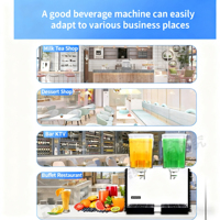Distributeur de jus automatique de qualité commerciale 32L à 2 robinets en acier inoxydable pour restaurants et hôtels