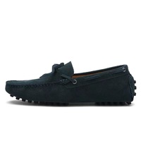 Mocassins de conduite personnalisés pour hommes, grandes tailles 39-49, en cuir microfibre, chaussures à plateforme avec fermeture à lacets, empeigne en cuir souple