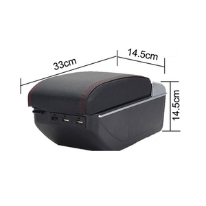 पु चमड़े के सार्वभौमिक कार आर्मरेस्ट कोहनी के लिए एक अधिक आरामदायक उपयोग अनुभव प्रदान करता है। - Product Image 3