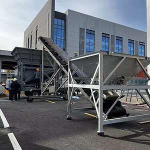 Besleme bantlı konveyör beton santrali toplama hazne yükleme bantlı taşıma makinesi - Product Image 6