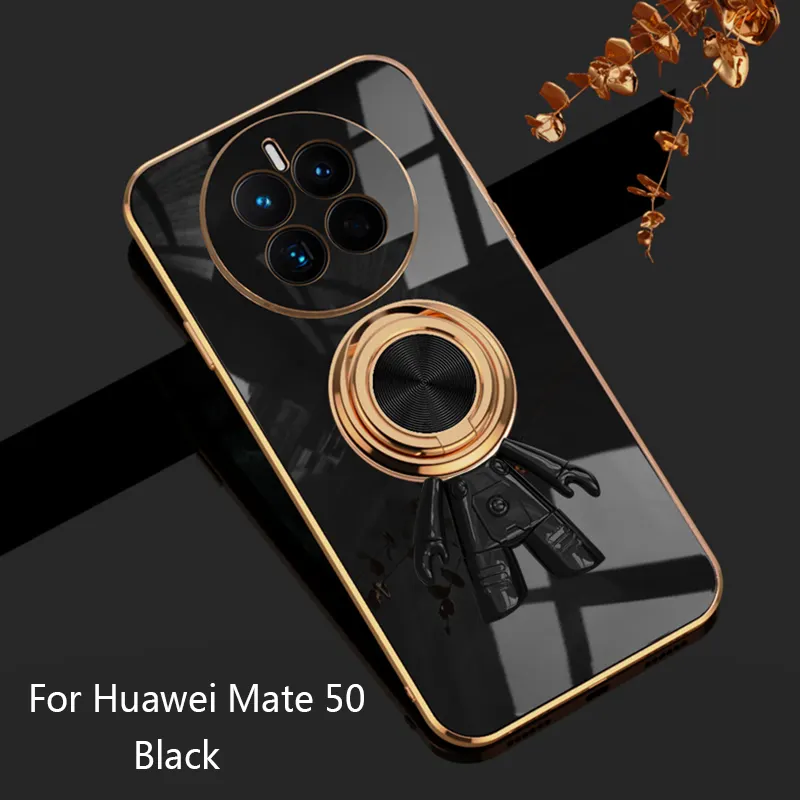 360 rotatable ring mobile phone stand fashion case for Huawei spaceman case