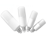 Échantillons Gratuits Lampe LED Mince en T Cylindrique DOB en Aluminium et Plastique pour Usage Domestique 5W 7W 9W 12W E27 B22 E14