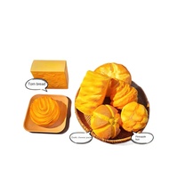 Jouet Squishy Simulation de Pain, Croissant, Toast, Pâton, Gâteau, Effet Mouillé, Doux, à Rebond Lent, Alimentaire, Apaisant, à Presser, Assortiment, Vente en Gros