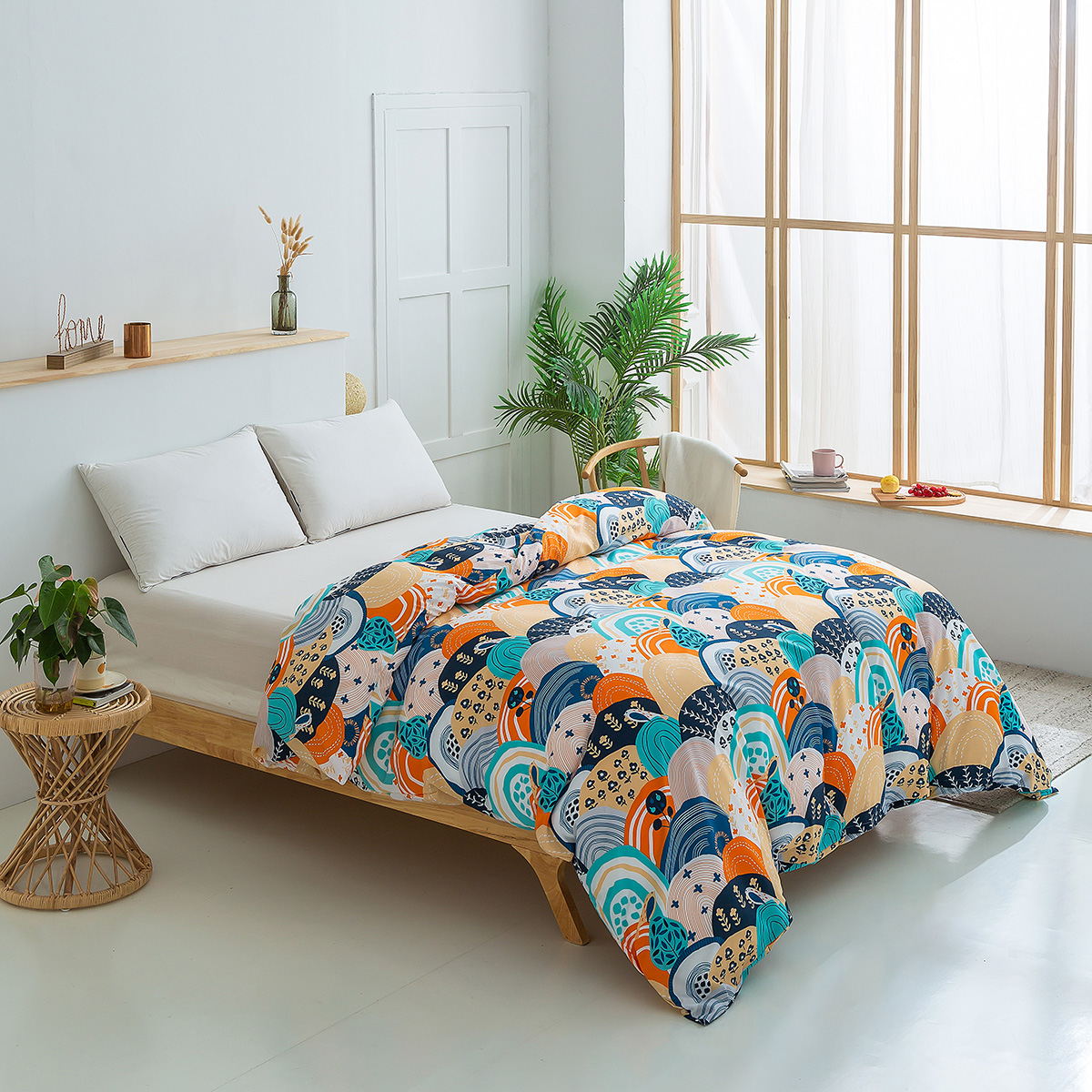 Thiết Kế Sang Trọng Duvet Quilt Cover Bedding Sets 100% Polyester Microfiber Queen/King Kích Thước In Trang Chủ Dệt Tấm Ga Trải Giường.