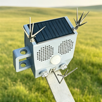 Répulsif à ultrasons intelligent à énergie solaire, à aspiration magnétique, étanche, écologique, en ABS, durée de vie 3-5 ans