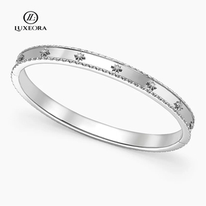 Luxeora vendita calda 0.15ct laboratorio sviluppato bracciale di diamanti 14k 18k oro massiccio per gli uomini e le donne per il partito & Gift IGi per Igi certificato - Product Image 4