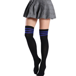 Collants de danse, bas assortis à tout, chaussettes pour femmes à trois barres, chaussettes longues au-dessus du genou, chaussettes longues jusqu'aux cuisses - Product Image 2