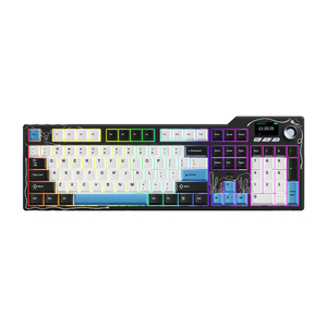 <span class=keywords><strong>Ajazz</strong></span> AK35I V4 Mechanische Gaming-Tastatur mit Display und Knopf 10000mAh Dichtung struktur Drahtloser Tri-Mode-RGB-Hintergrund beleuchtung Hot-Swap - Product Image 1