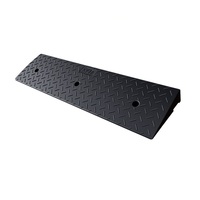 Rampe de seuil pour tapis d'escalade, panneau de seuil de trottoir, seuil d'escalier, caoutchouc plastique, bosse de vitesse, texturé, antidérapant, installation facile