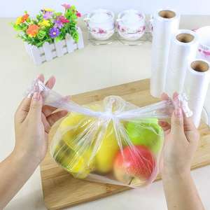 Bolsas de rollo grandes de grado alimenticio al por mayor para el mercado Bolsa de plástico con ruedas Aceptamos personalización al precio más bajo - Product Image 2