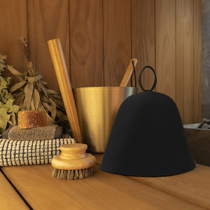 Semi-Hosted Service Three-Day Delivery Wool Sauna Bucket <b>Hat</b> Logo Can Choose - Product Image 6