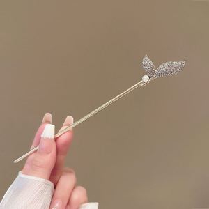 Palillo para el Cabello con Forma de Serpiente y Rosa, Estilo Chino, para Mujer, con Borla Vintage, Accesorios para el Cabello Hanfu - Product Image 3