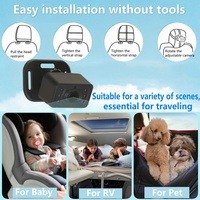Moniteur de voiture pour bébé Siège auto pour bébé Caméra à grand angle de vue arrière avec vision nocturne pour bébé