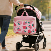 Pochette de rangement portable pour bébé, pour hochets, jouets en peluche, sac de rangement léger pour couches de voyage, facile à nettoyer, cadeau pour nouveau-né