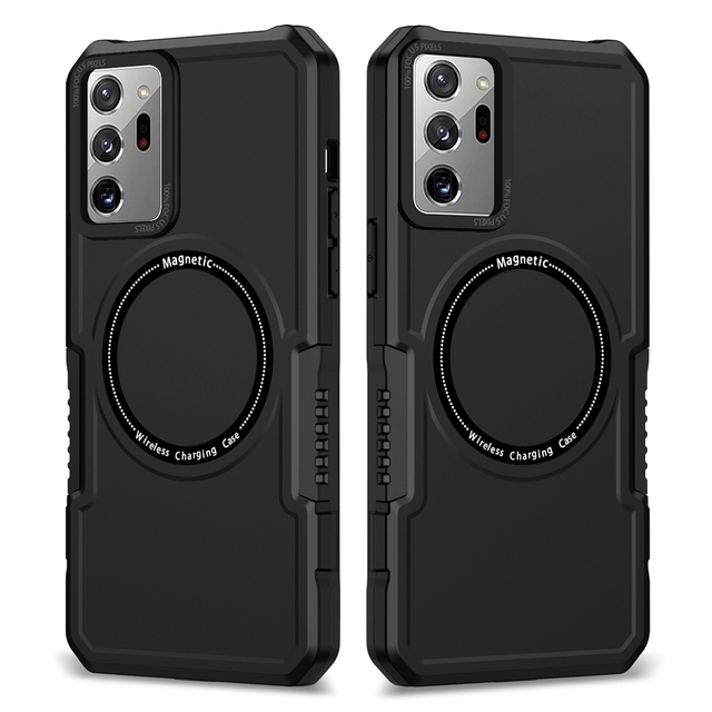Lichicase Mobile Phone Shell for Samsung Note 20 Ultra Armor Shockproof Magnetic Cellphone Covers
