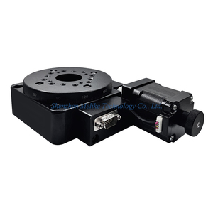 Samsr Machine CNC Stepping Stepper Motor Electric <strong>Rotary</strong> Indexing Turntable Plate R Axis 360 Degree Rotation Worm Gear Dividing - Product Image 1
