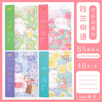 Carnet de notes écologique en gros, kawaii, mignon, pour enfants, anime, écoliers, dessin animé, carnet B5