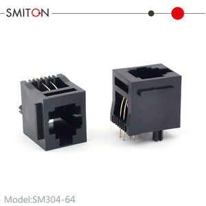 Connettore Telefonico Modulare <span class=keywords><strong>RJ11</strong></span> Femmina 6P4C per PCB - Product Image 5
