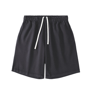 Nuevos shorts Bermuda de verano estilo streetwear, vintage, corte americano, unisex, estampado de leopardo, de algodón tejido, oversize, doble cintura - Product Image 5