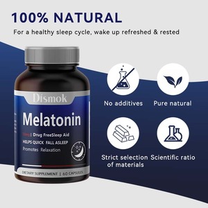 Vente flash Amazon : Complément de <span class=keywords><strong>mélatonine</strong></span> <span class=keywords><strong>5</strong></span> <span class=keywords><strong>mg</strong></span> pour adultes, aide au sommeil nocturne, capsules de <span class=keywords><strong>mélatonine</strong></span> pour le sommeil, OEM ODM - Product Image 1