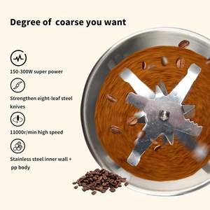 Multifunctional Mini Portable Grinder Blender Stainless Steel <b>Automatic</b> <b>Coffee</b> Bean Grinder <b>Machine</b> with 8 Blade - Product Image 3