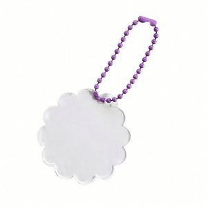 Crea un llavero acrílico transparente redondo con forma personalizada - Product Image 1