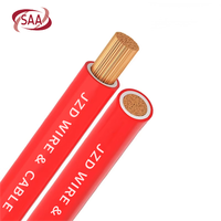 Fabricantes de paneles de alimentación Cable de elastómero trenzado de cobre puro con aislamiento de X-hf-110 35mm 50mm 70mm 95mm2 Cable de un solo núcleo