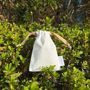 Manufacturers Small Cotton Fabric <b>Drawstring</b> <b>Bag</b> Customized Canvas Dust <b>Bag</b> With Ribbon - Product Image 5