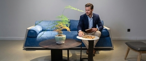 Sofá de Tela de Dos Plazas de Lujo Moderno Italiano para Sala de Estar y Uso Hotelero, Venta Directa de Fábrica - Product Image 5
