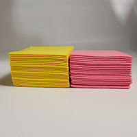 Produit Tendance 2026 : Chiffons de Nettoyage Carrés Magiques Réutilisables Écologiques Jaunes pour Cuisine et Maison