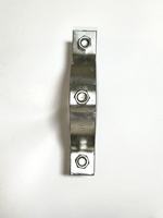 Collier de poteau en acier robuste galvanisé à chaud pour poteaux de 80 à 120 mm, quincaillerie M12, certifié ISO9001, résistant à la corrosion, pour extérieur