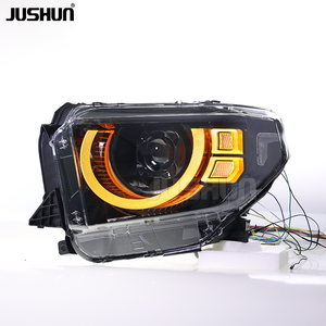 Оптовая продажа от фабрики JUSHUN светодиодная фара в сборе для <span class=keywords><strong>Toyota</strong></span> <span class=keywords><strong>Tundra</strong></span> 14-21 указатель поворота DRL Модифицированная фара - Product Image 4